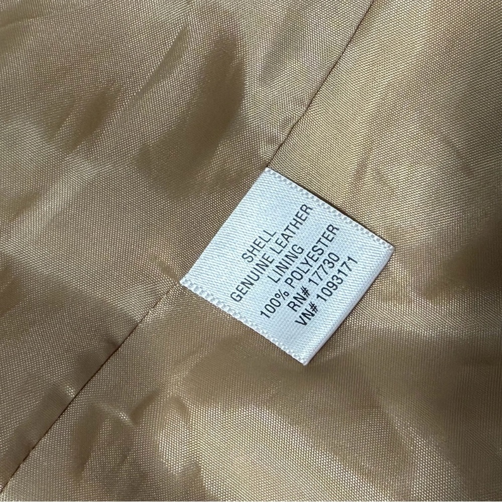 Mossimo real suede/leather Y2K vintage Tan Suede Women's Blazer jacket - Picture 9 of 10